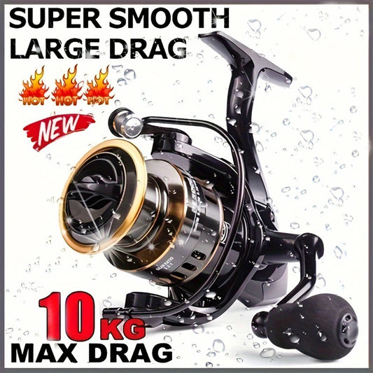 Spinning Reel With Metal Spool And Rocker Arm Gear Ratio