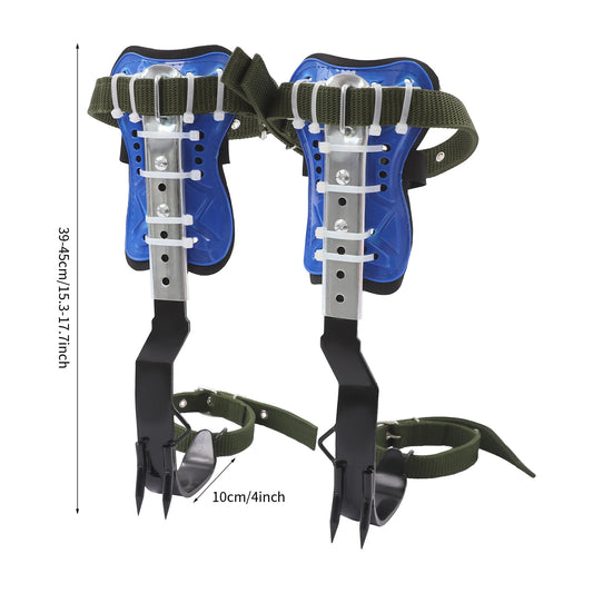 150Kg Capacity Adjustable Tree Climbing Spikes Gear Set With Harness Outdoor