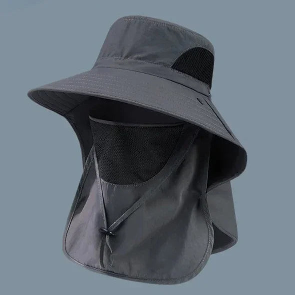 UV Protective Outdoor Sun Hat With Neck Flap For All