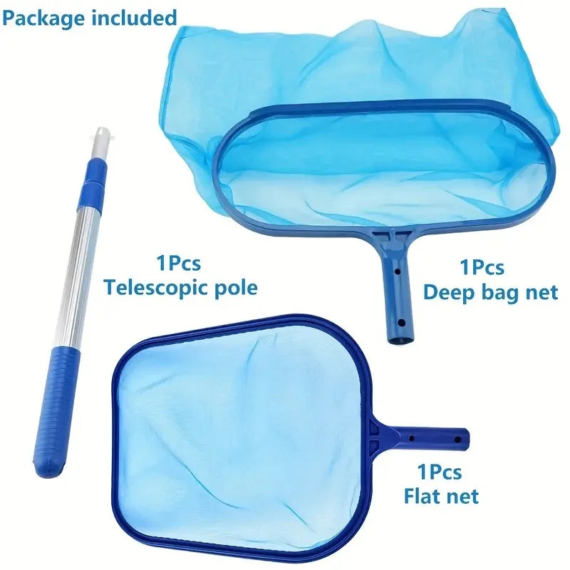 Adjustable Telescopic Pool Skimmer Net For Swimming Pools