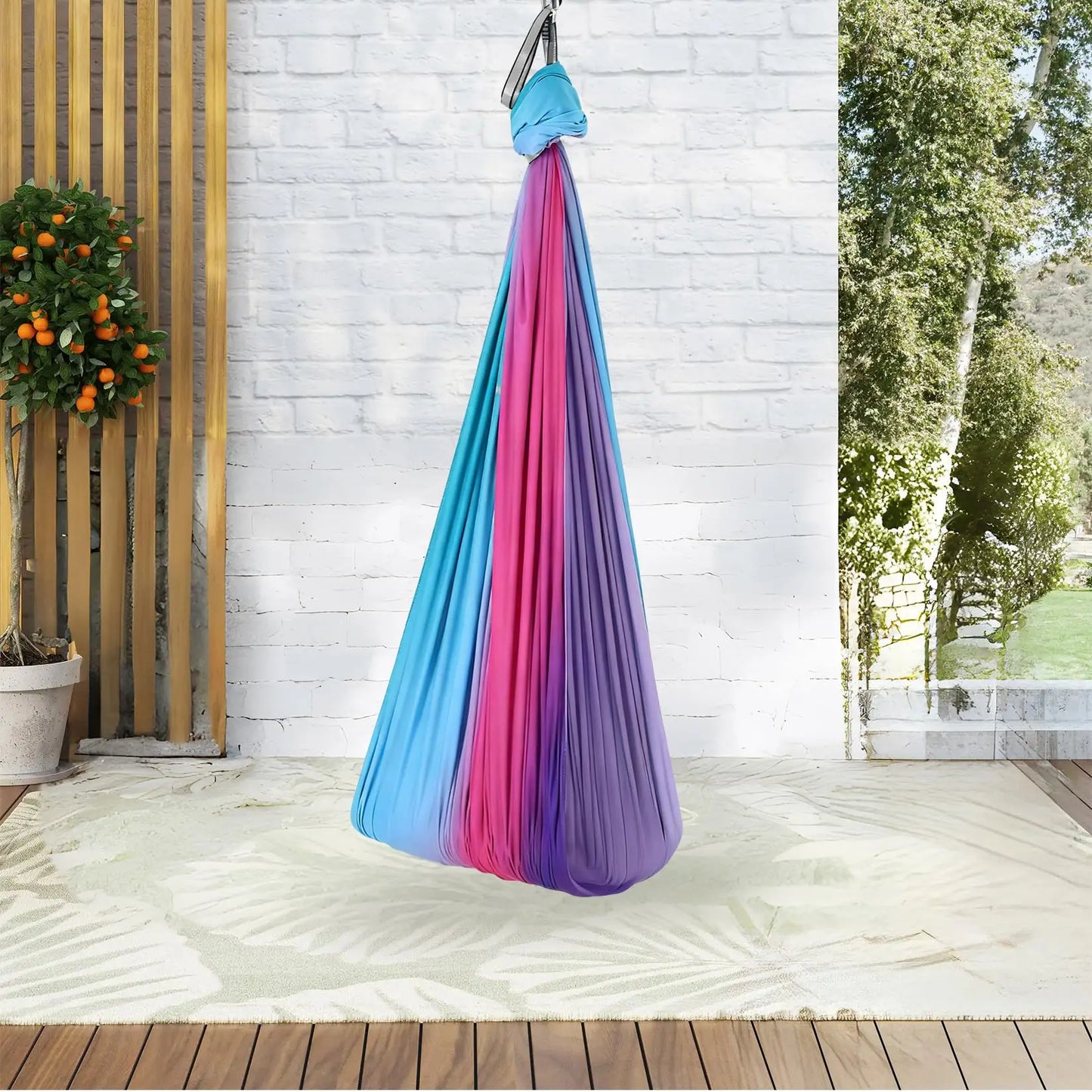 HiMISS Sensory Swing Hammock Chair for Kids Indoor Outdoor 360Swivel