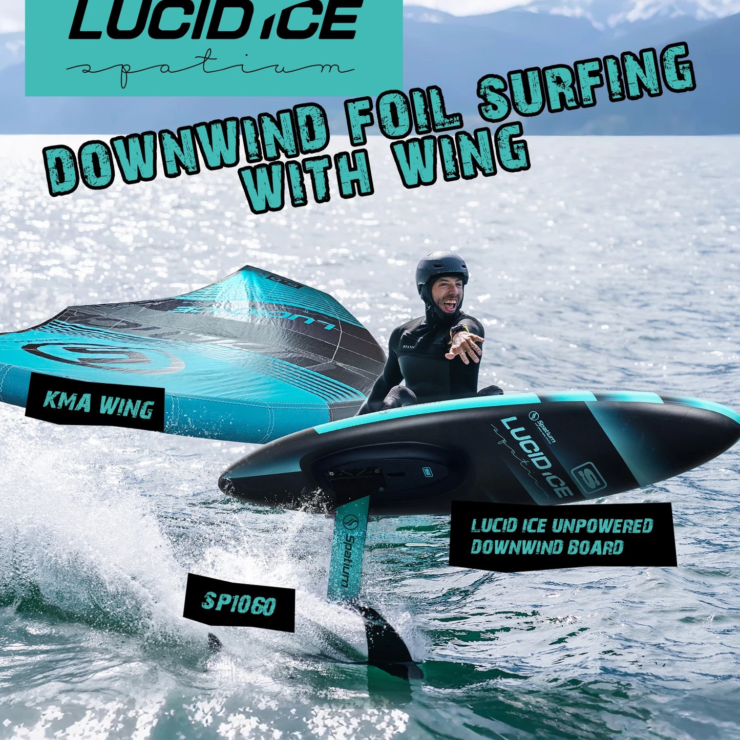 Spatium Lucid Ice Racing Inflatable Wing Foiling Handheld