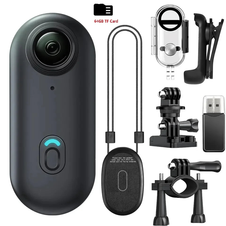 KIDKD 4K Action Camera for Bicycle Motorcycle Helmet WiFi