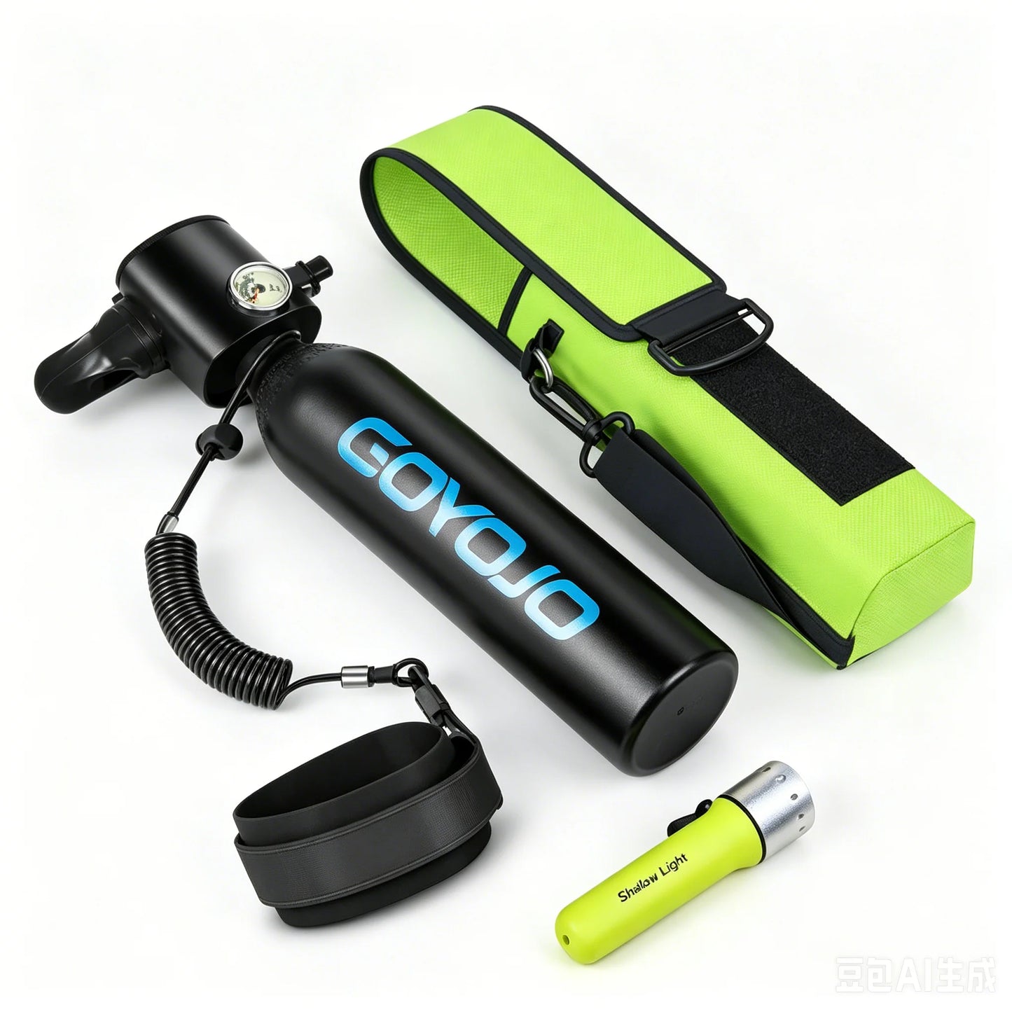 GOYOJO Mini Scuba Tank Portable Emergency Diving Cylinder For Snorkeling