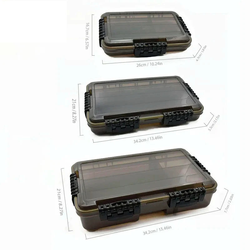 Large Capacity Waterproof Fishing Tackle Box For Lure Storage