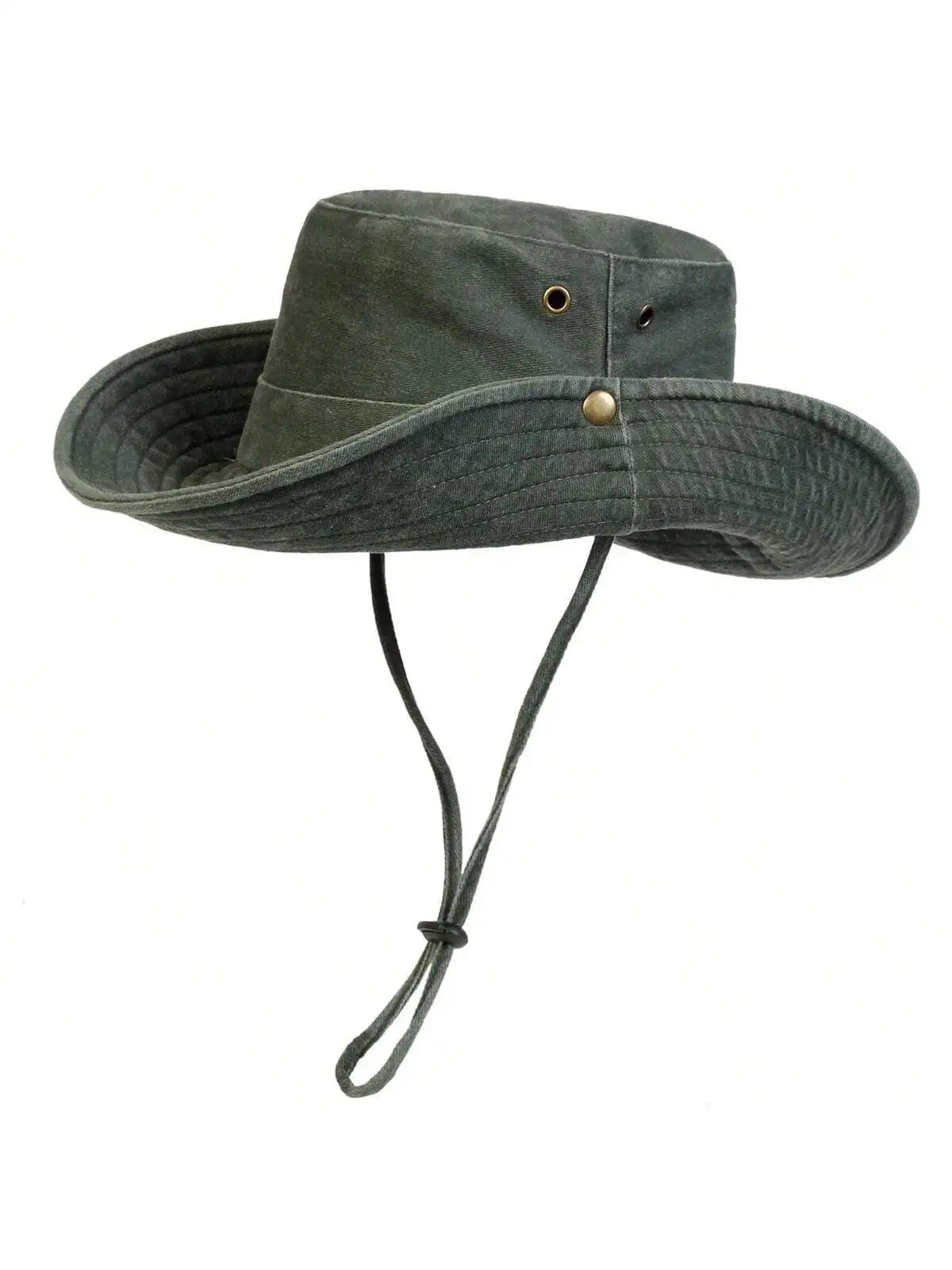 Men Washed Bucket Hat Sun Protection Outdoor Fisherman Cap