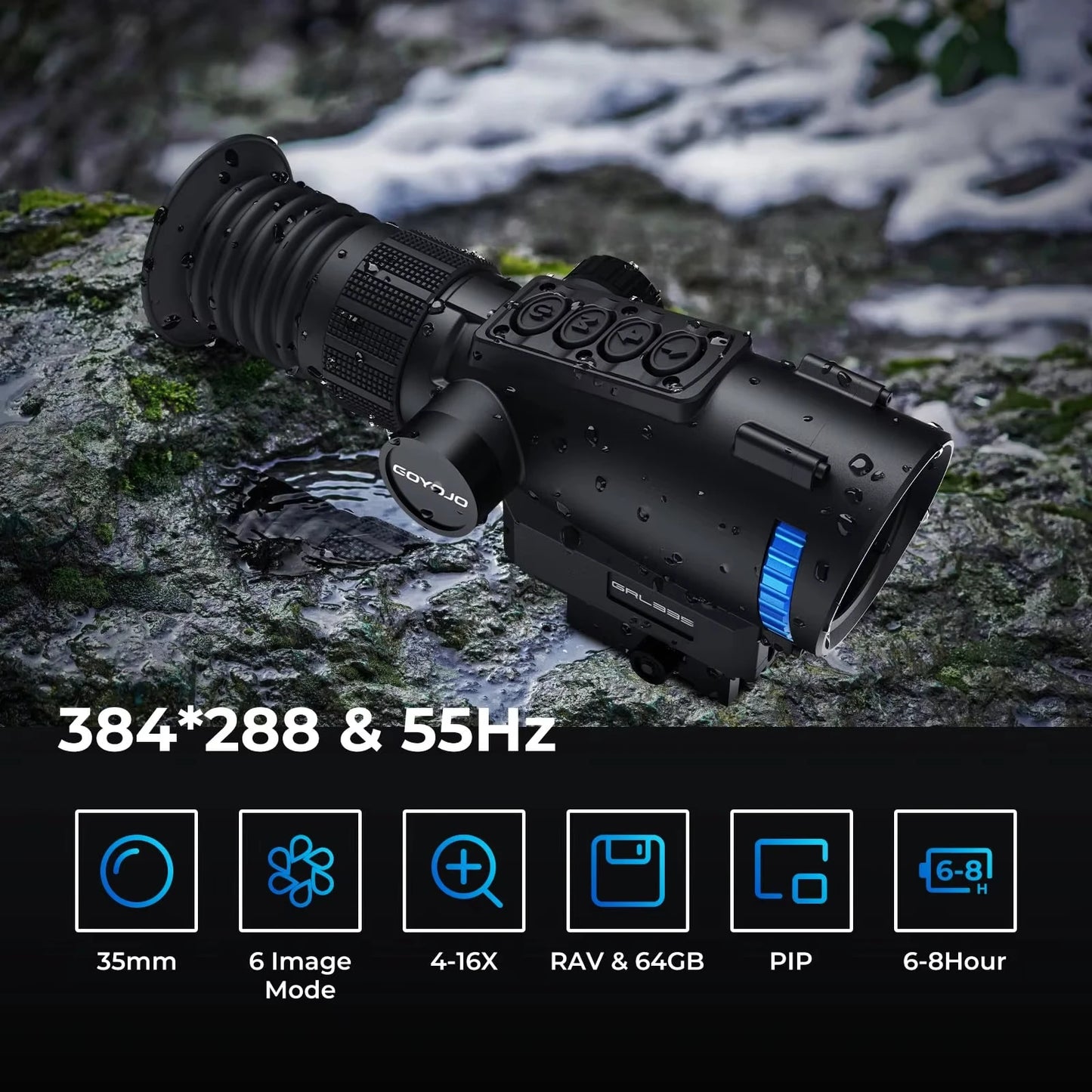 GOYOJO GRL335 Thermal Imaging Scope With 384x288 Sensor OLED Display