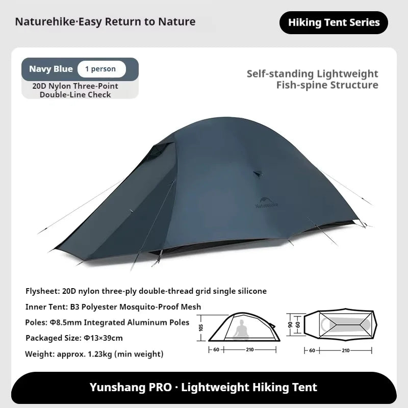 Naturehike Cloud Pro Ultralight Nylon Camping Hiking Tent