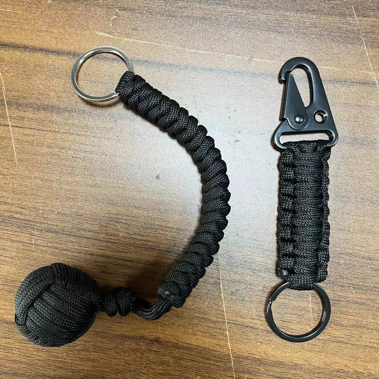 Outdoor Self Defense Umbrella Rope Monkey Fist Steel Ball Chain