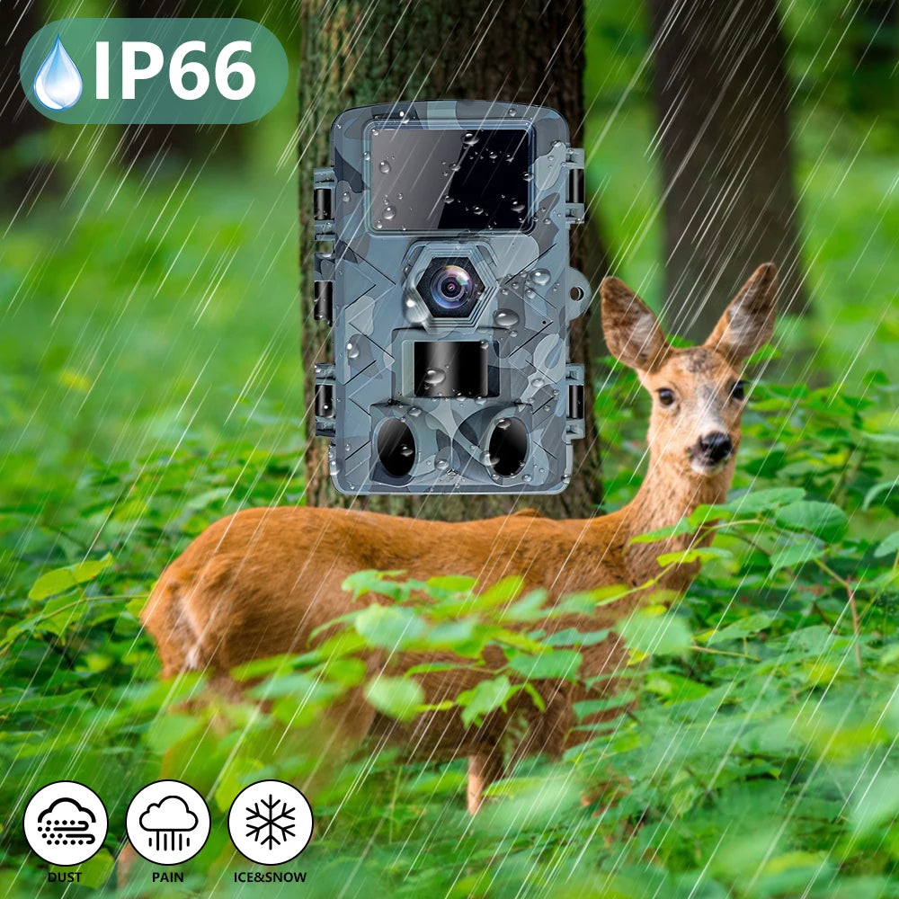Fargarloo WiFi Trail Camera 60MP IP66 Waterproof 120Degree Wide Angle
