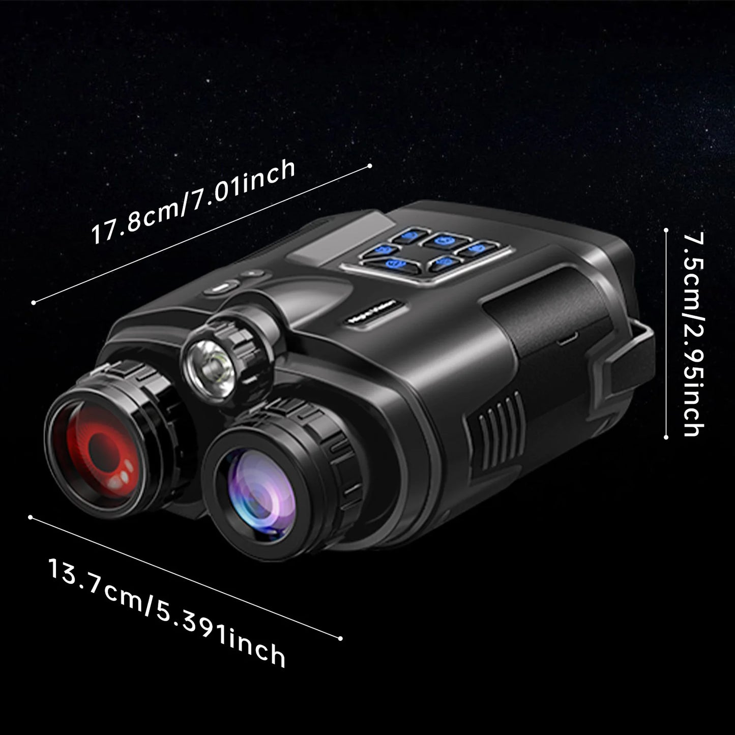 DIYIMIN Night Vision Binoculars 8x Digital Zoom Infrared Goggles