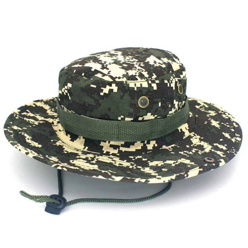 Linling Camouflage Tactical Boonie Hat for Outdoor Activities