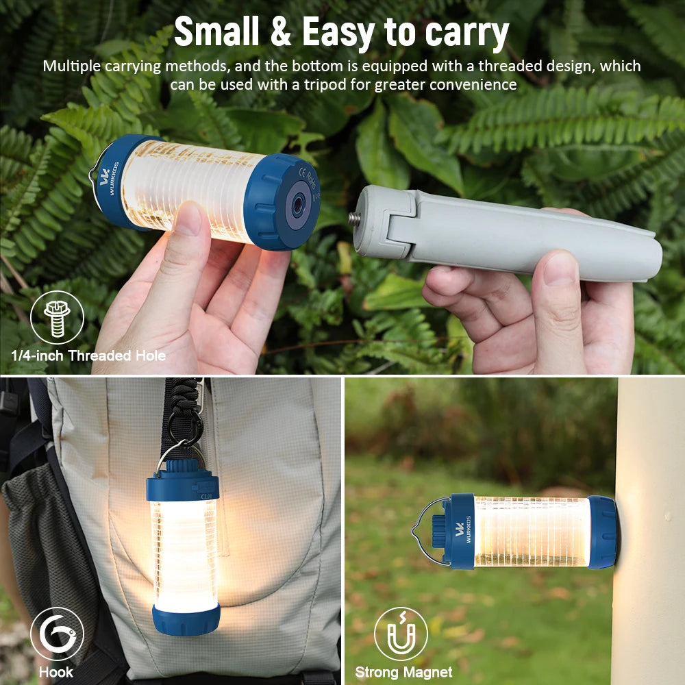 Wurkkos CL01 Mini RGB Flashlight 550 Lumen 21700 Power Bank