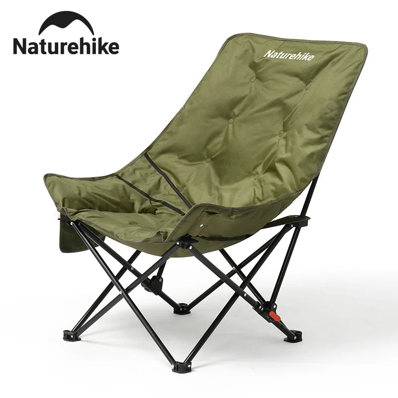 Naturehike High Back Moon Chair Camping Folding Lounge Chair Outdoor