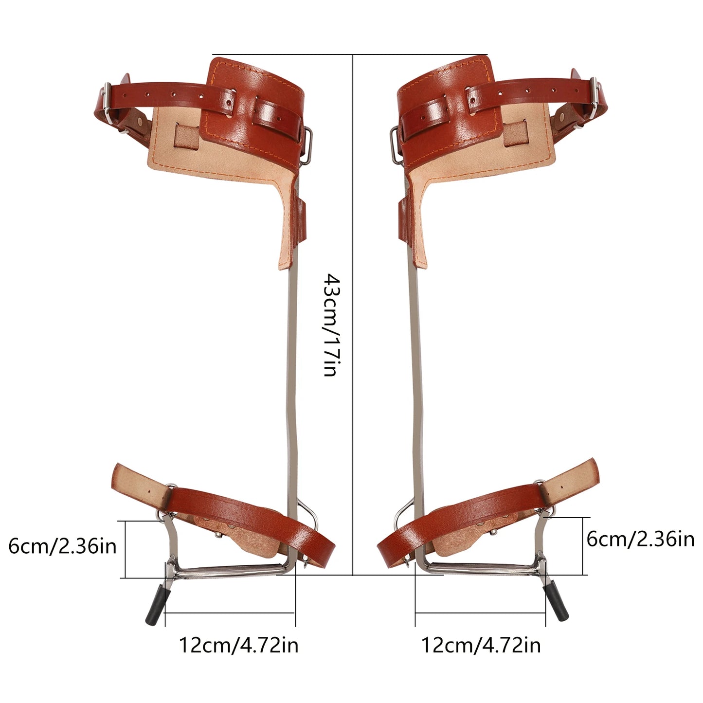 Tree Climbing Spike Gear Pedal Tool for Tree Work and Fruit Picking