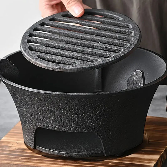 ATUOTIN Stainless Steel Charcoal BBQ Grill Outdoor Tabletop Pit