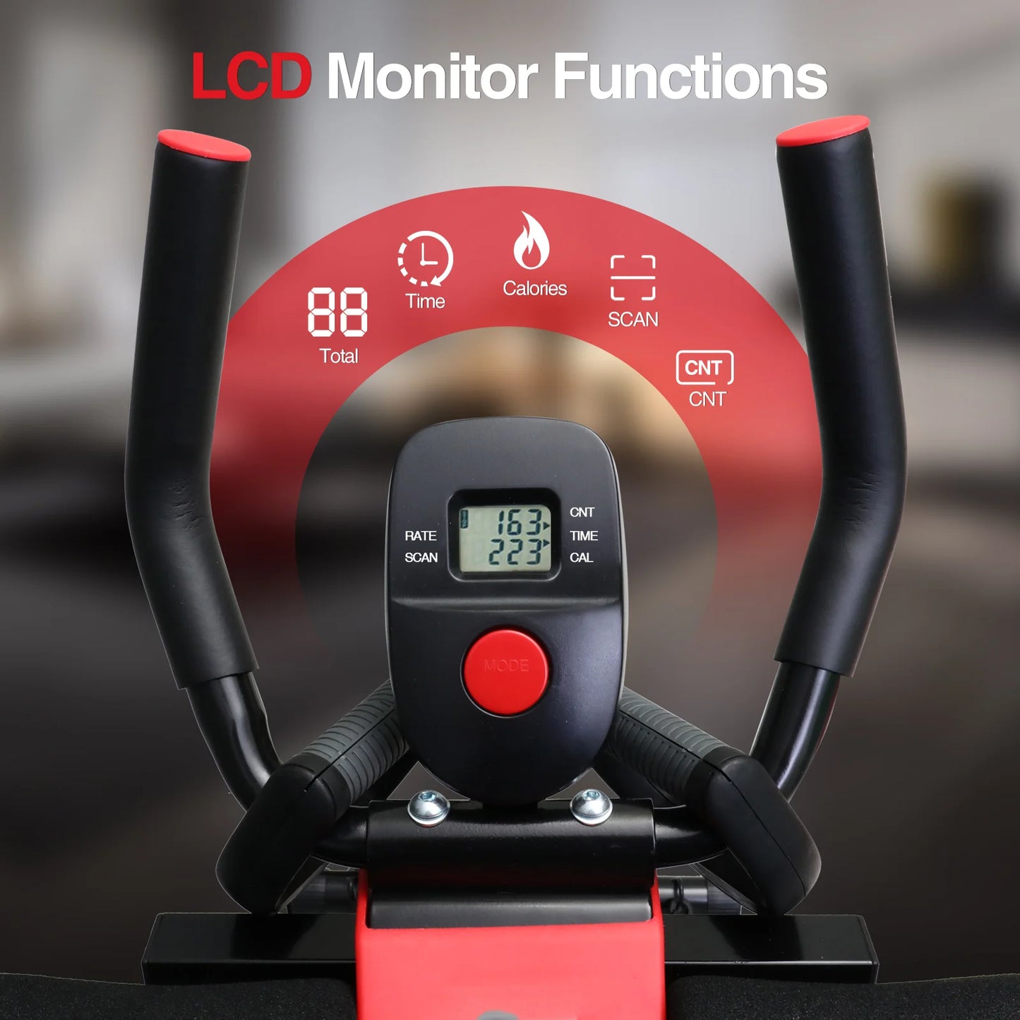 Fitness AB Machine Abdominal Trainer Foldable Adjustable Core Workout Equipment