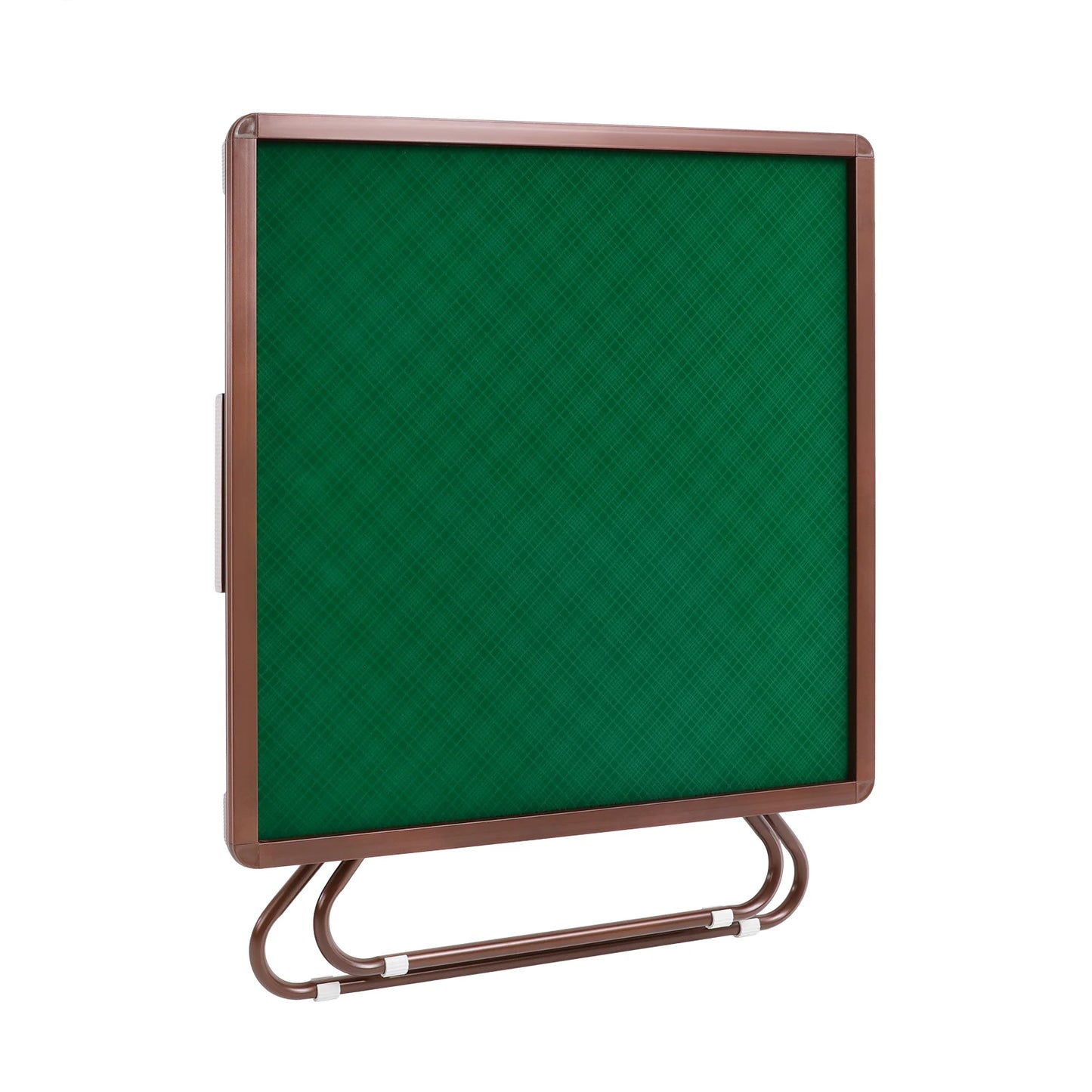 Foldable Square Mahjong Table With Wood Velvet Desktop