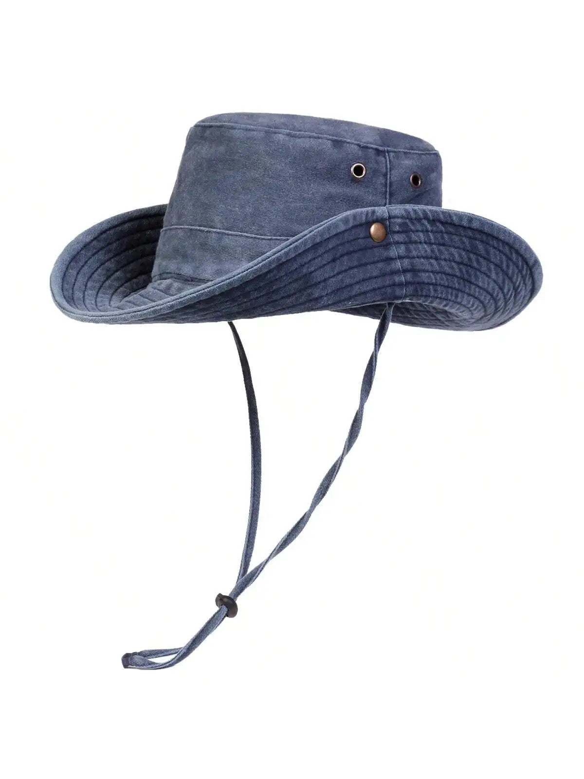 Men Washed Bucket Hat Sun Protection Outdoor Fisherman Cap