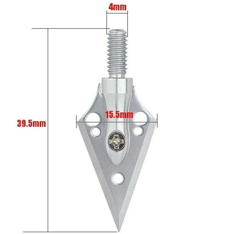 Aluminium Crossbow Arrows Featuring Removable Steel Blades