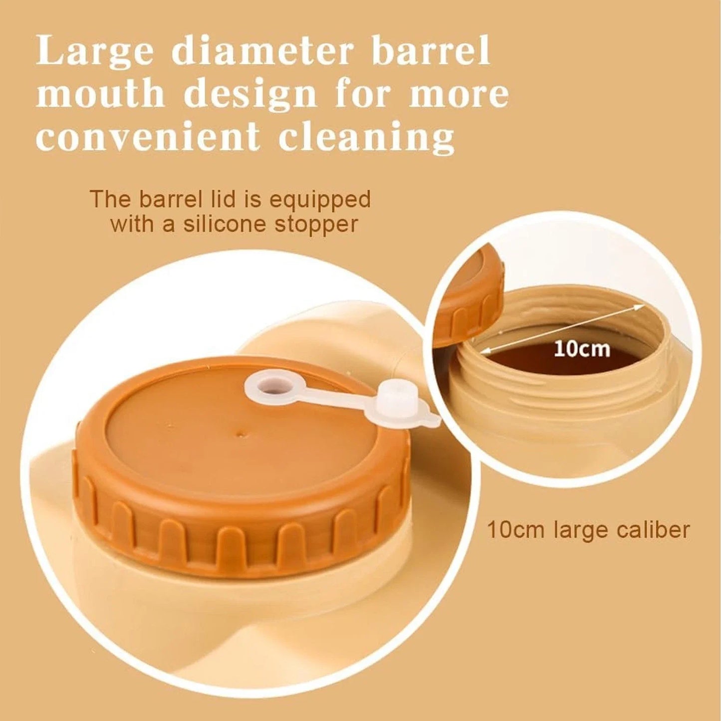 Emergency Camping Water Container With Spigot For Outdoor Use
