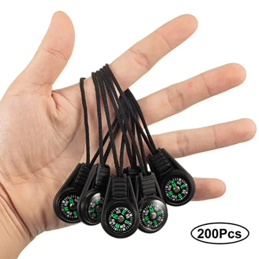 Mini Survival Compass for Outdoor Camping and Hiking
