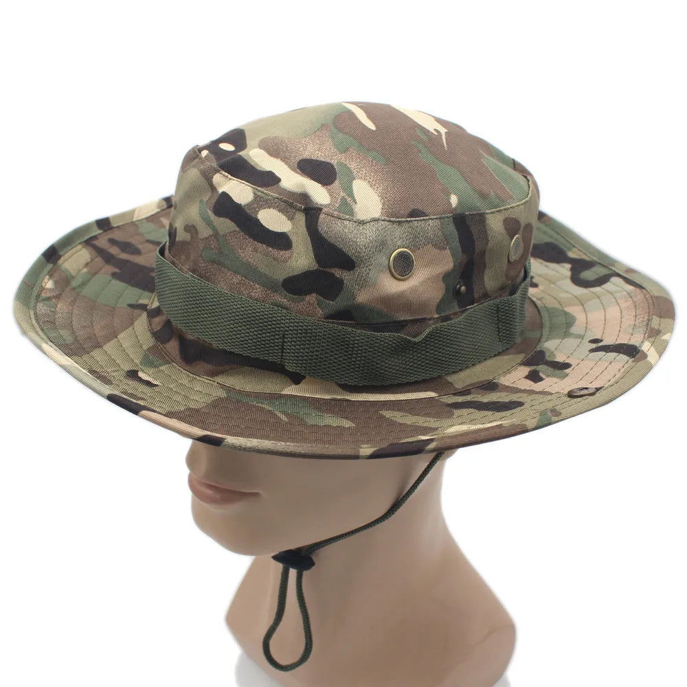 Linling Camouflage Tactical Boonie Hat For Outdoor Activities