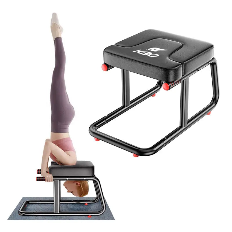 KBQ Inverted Stool With Double Armrests For Yoga Balance Training