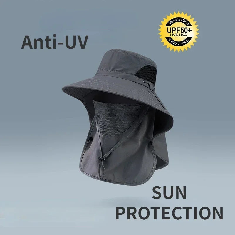 UV Protective Outdoor Sun Hat With Neck Flap For All
