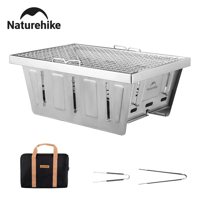 Naturehike Camping Charcoal Grill for IGT Table Portable Folding Barbecue