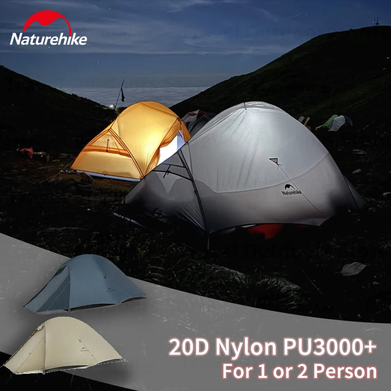 Naturehike Cloud Pro Ultralight Nylon Camping Hiking Tent