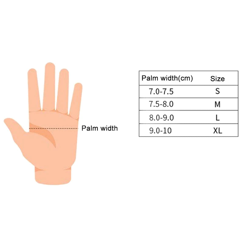 Waterproof Touchscreen Full Finger Fleece Gloves For Cycling Outdoor Running Ski