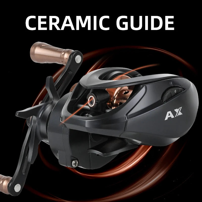 Billings Baitcasting Reel AX200 7to1 High Speed Max Drag 6kg
