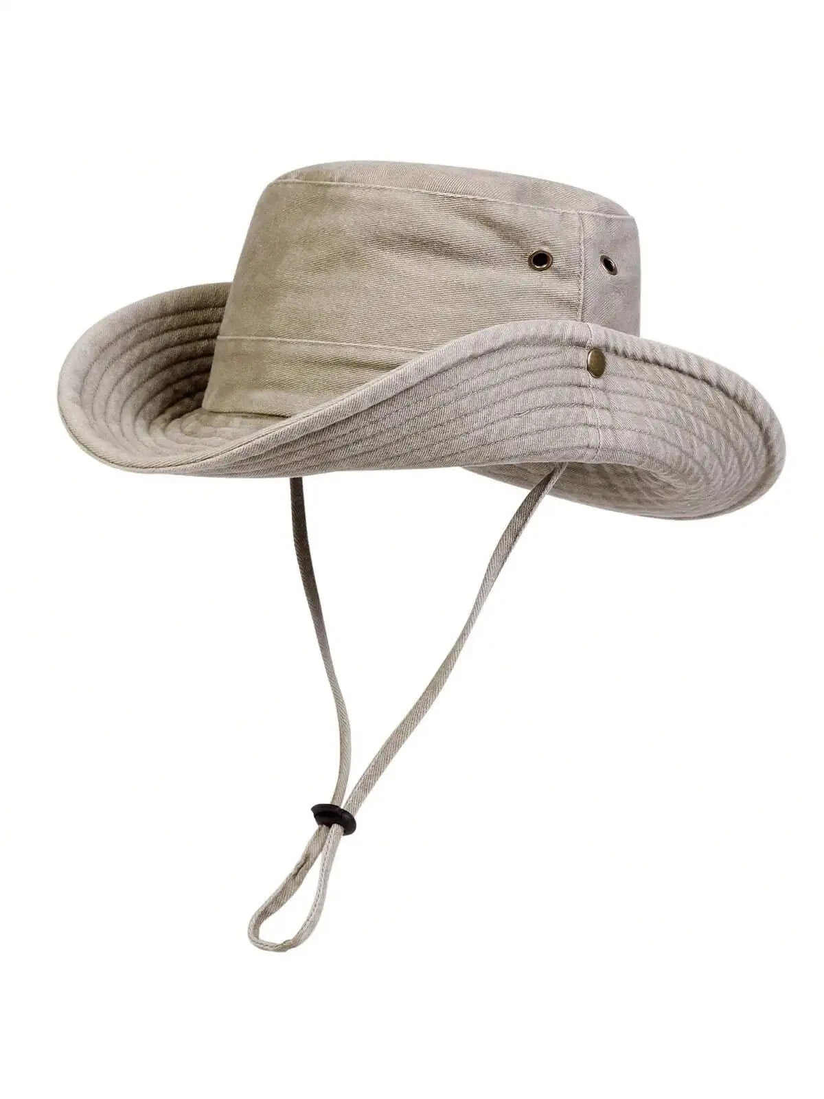 Men Washed Bucket Hat Sun Protection Outdoor Fisherman Cap
