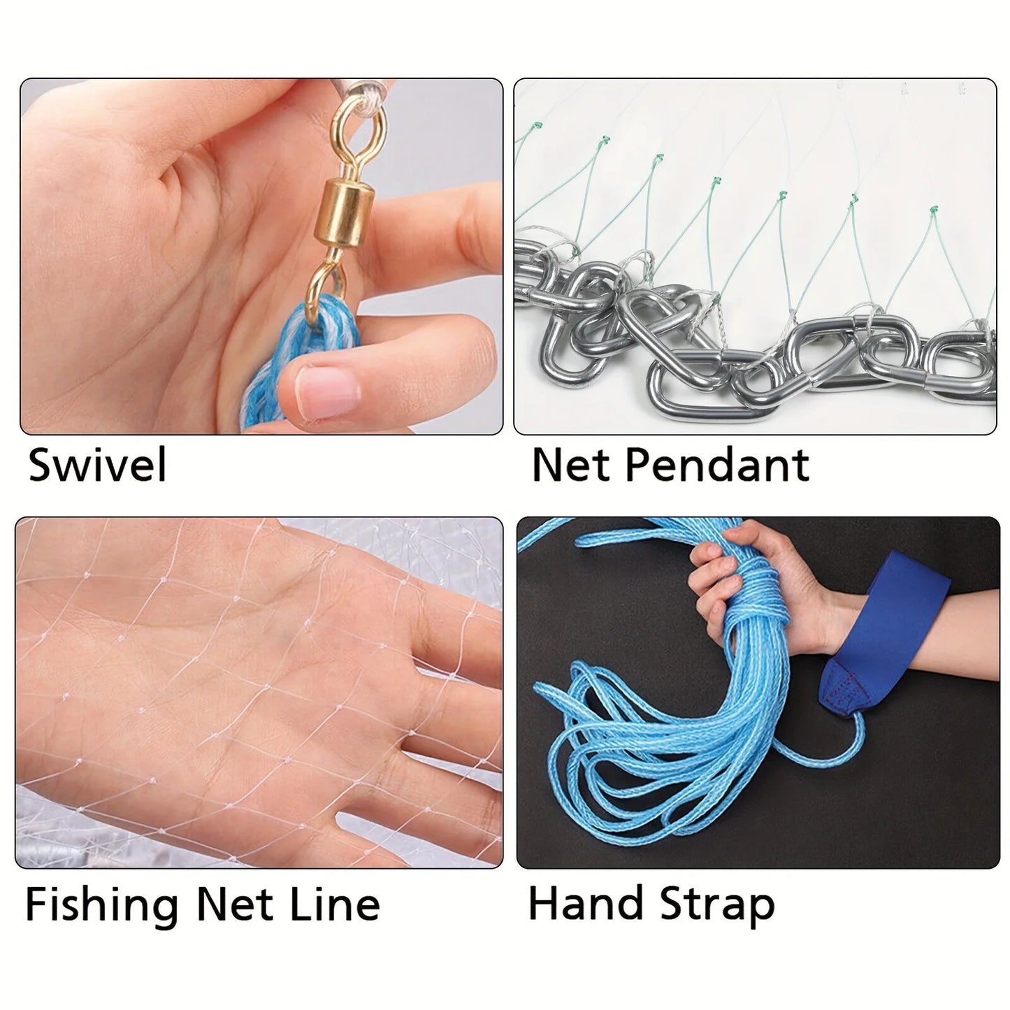 NGT Saltwater Cast Net With Upgraded Steel Chain Sinker