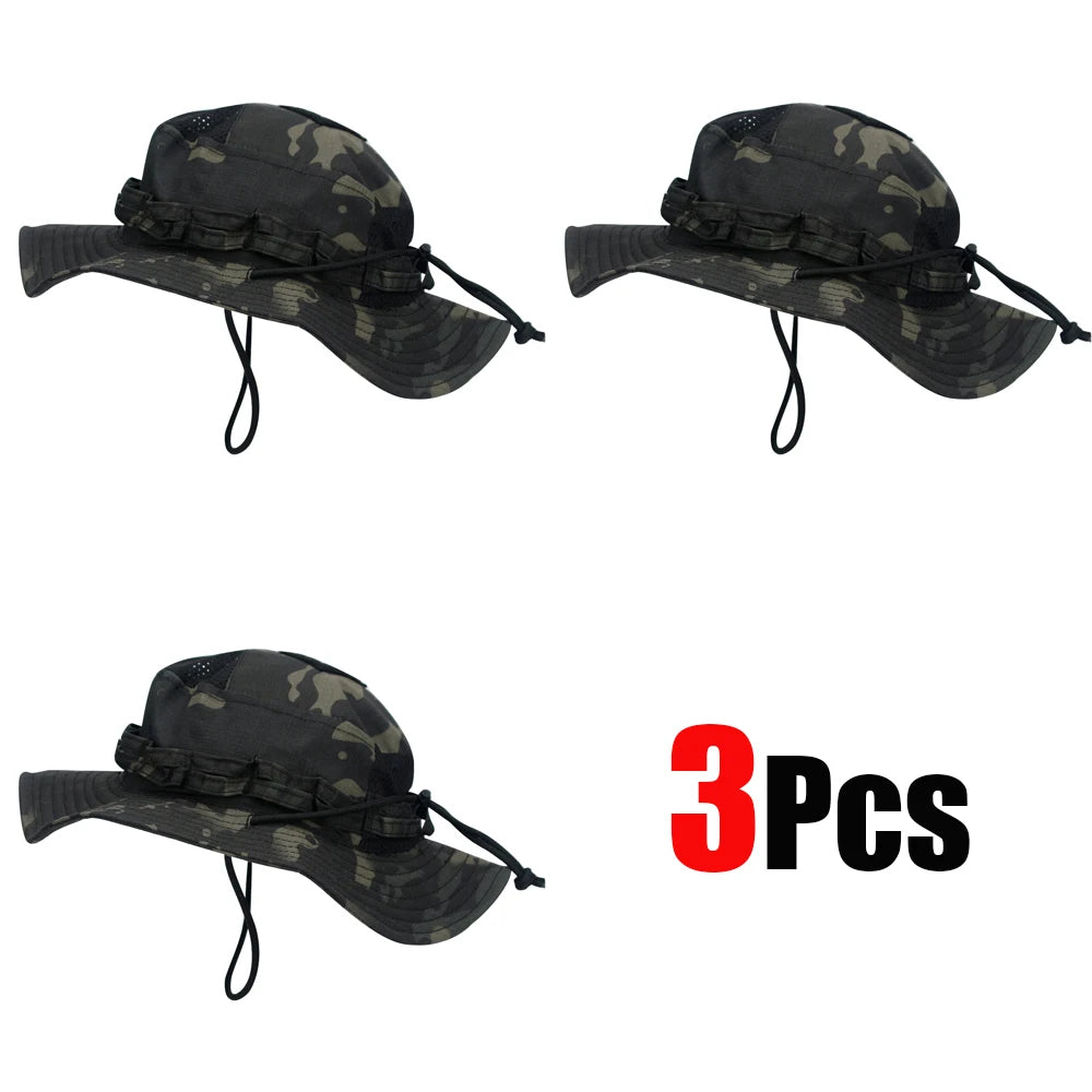Unisex Breathable Boonie Hat For Outdoor Hiking And Fishing Windproof