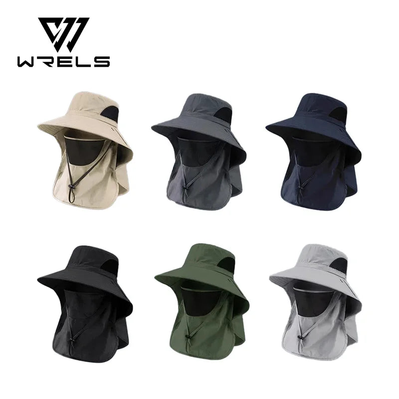 UV Protection Sun Hat For Outdoor Activities Men Women Neck Flap Fisherman