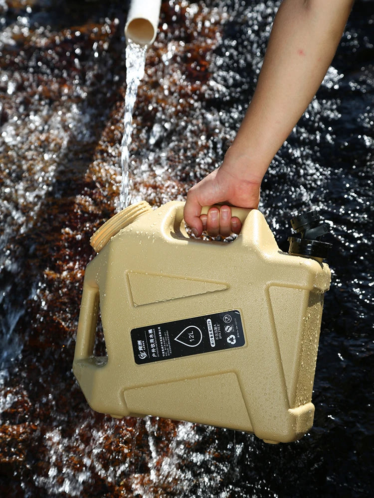 APWIKOGER Camping Water Container Portable Water Storage Carrier Outdoors