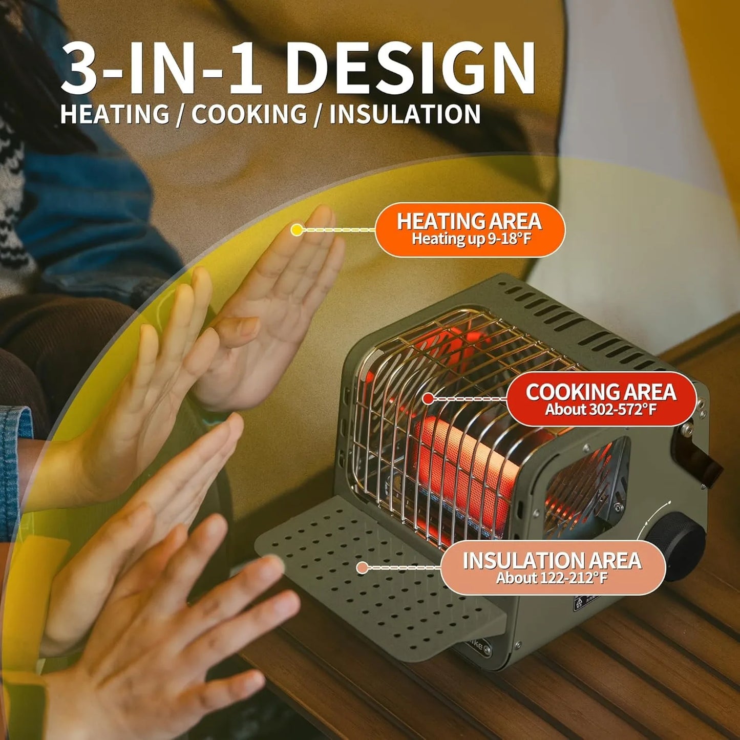 Naturehike Camp Heater Portable Indoor Outdoor Space Heater