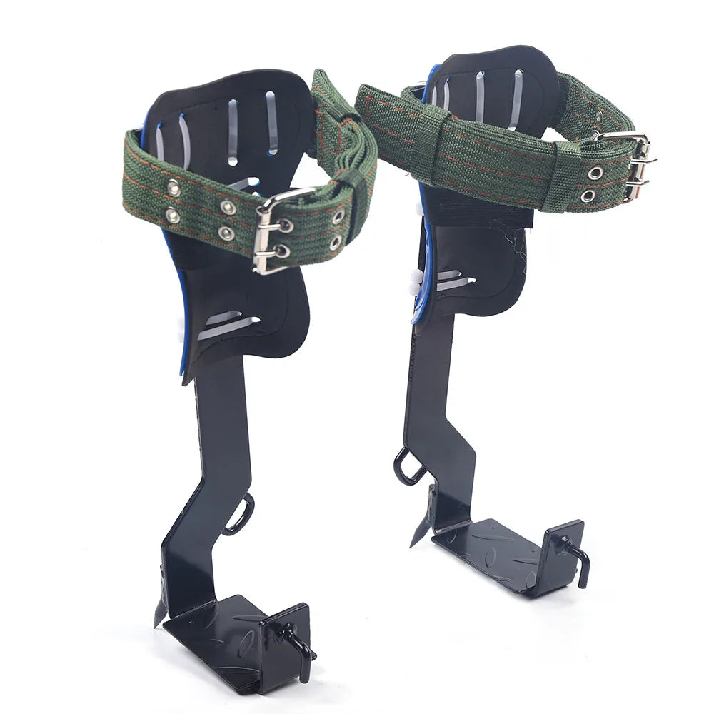 Bymaocar Tree Climbing Spike Set With Safety Belts And Carabiner