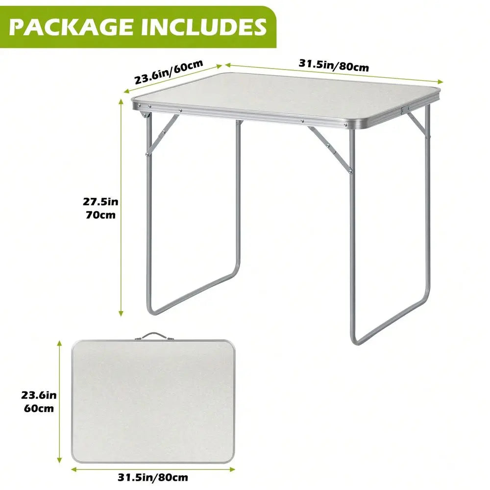 Heavy-Duty Portable Folding Table For Camping And Outdoor Activities