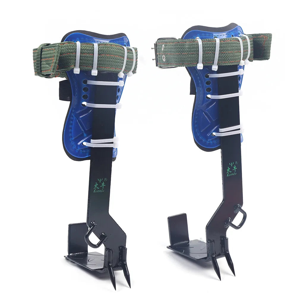 Bymaocar Tree Climbing Spike Set With Safety Belt And Carabiner