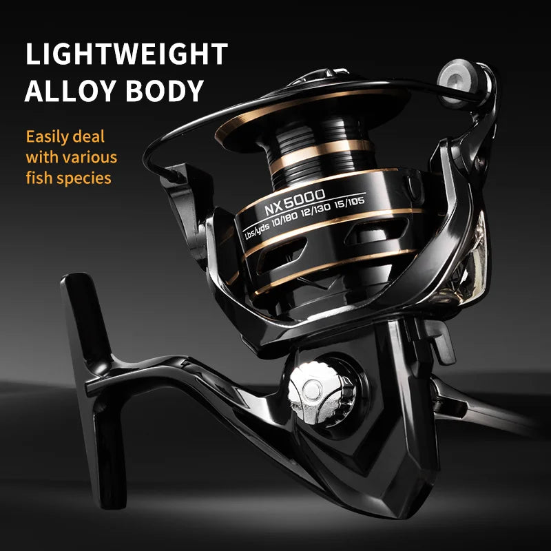 J-BARZILLAI Spinning Fishing Reel NX 10kg Max Drag High Speed