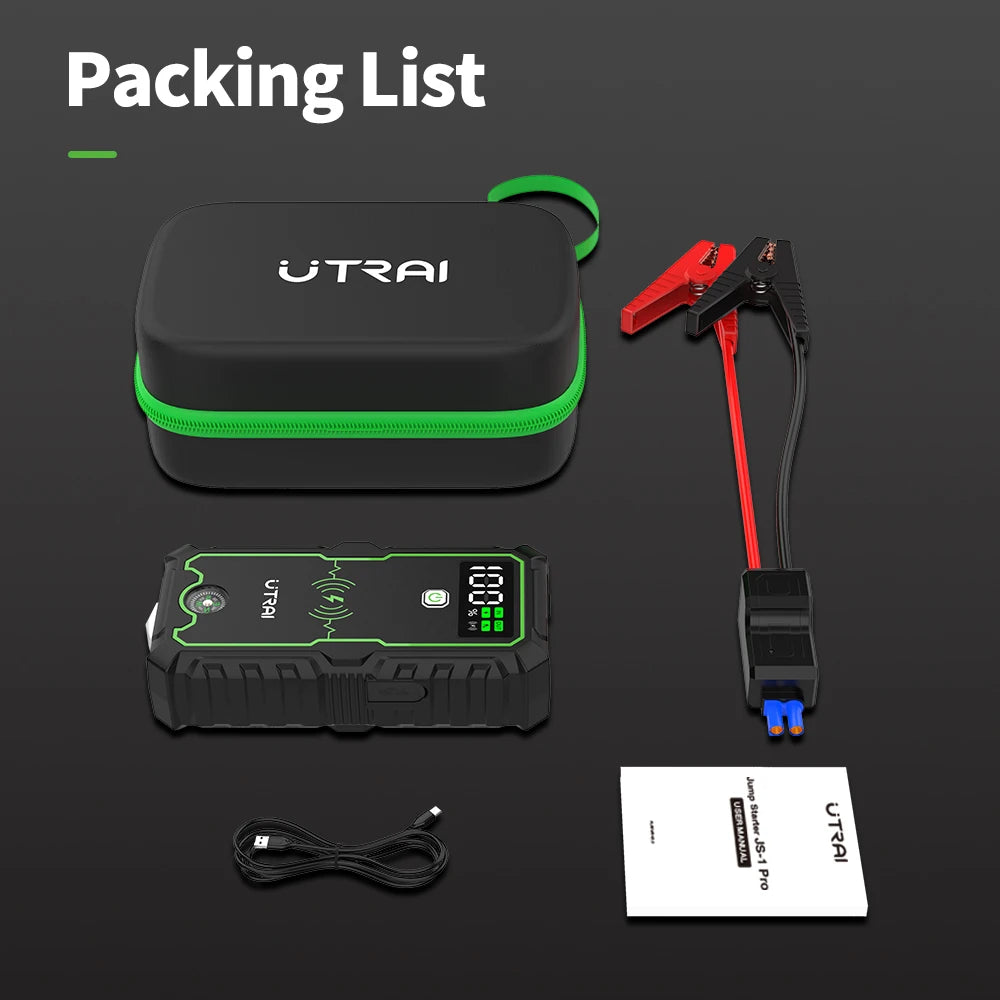UTRAI 4000A Jump Starter Power Bank Portable Car Booster 12V