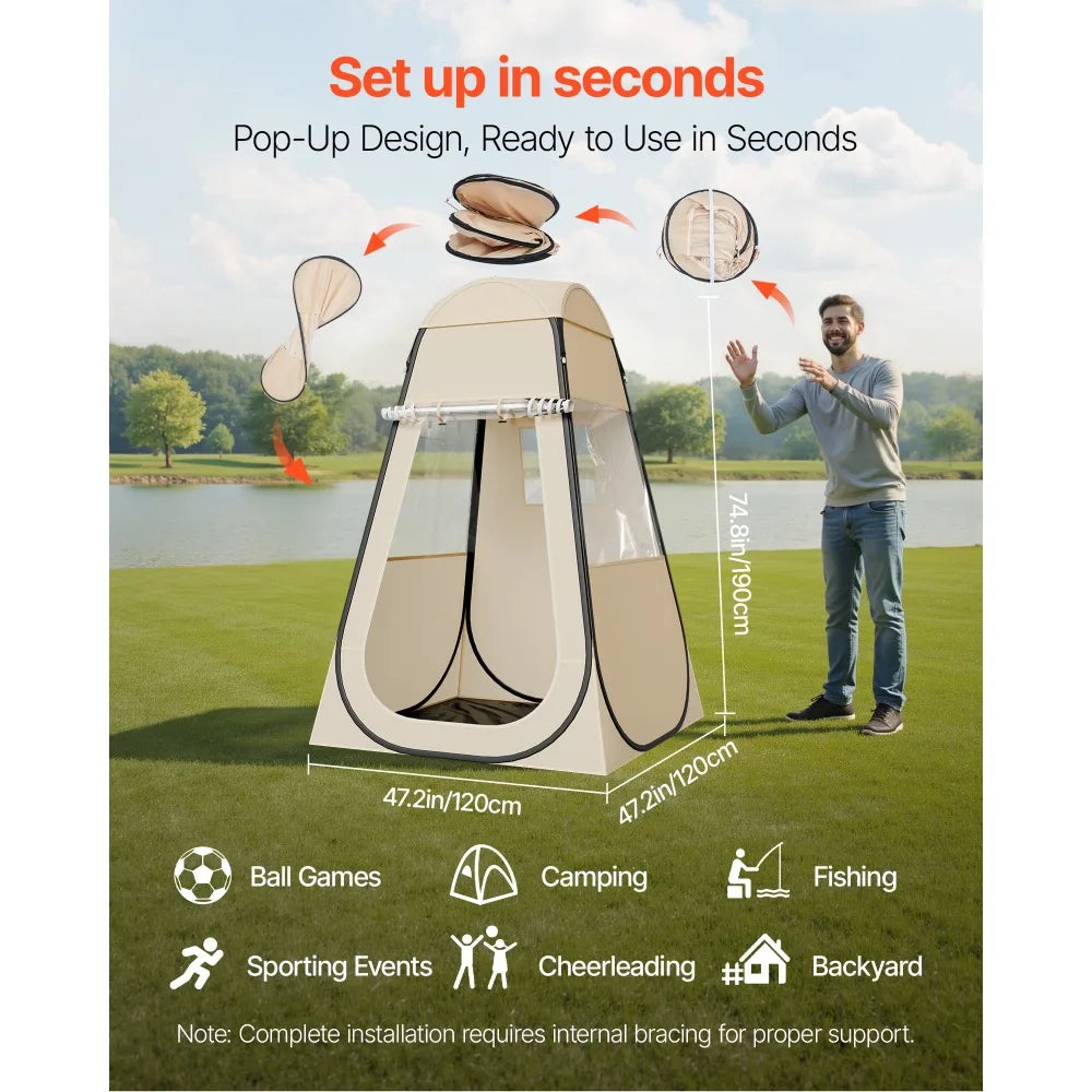 Pop Up Outdoor Sports Bubble Tent Gazebo Weather Proof