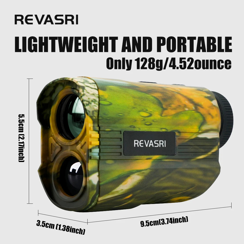 REVASRI Mini Rangefinder For Hunting 1000M 2000M 3000M