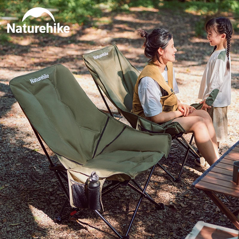 Naturehike High Back Moon Chair Camping Folding Lounge Seat