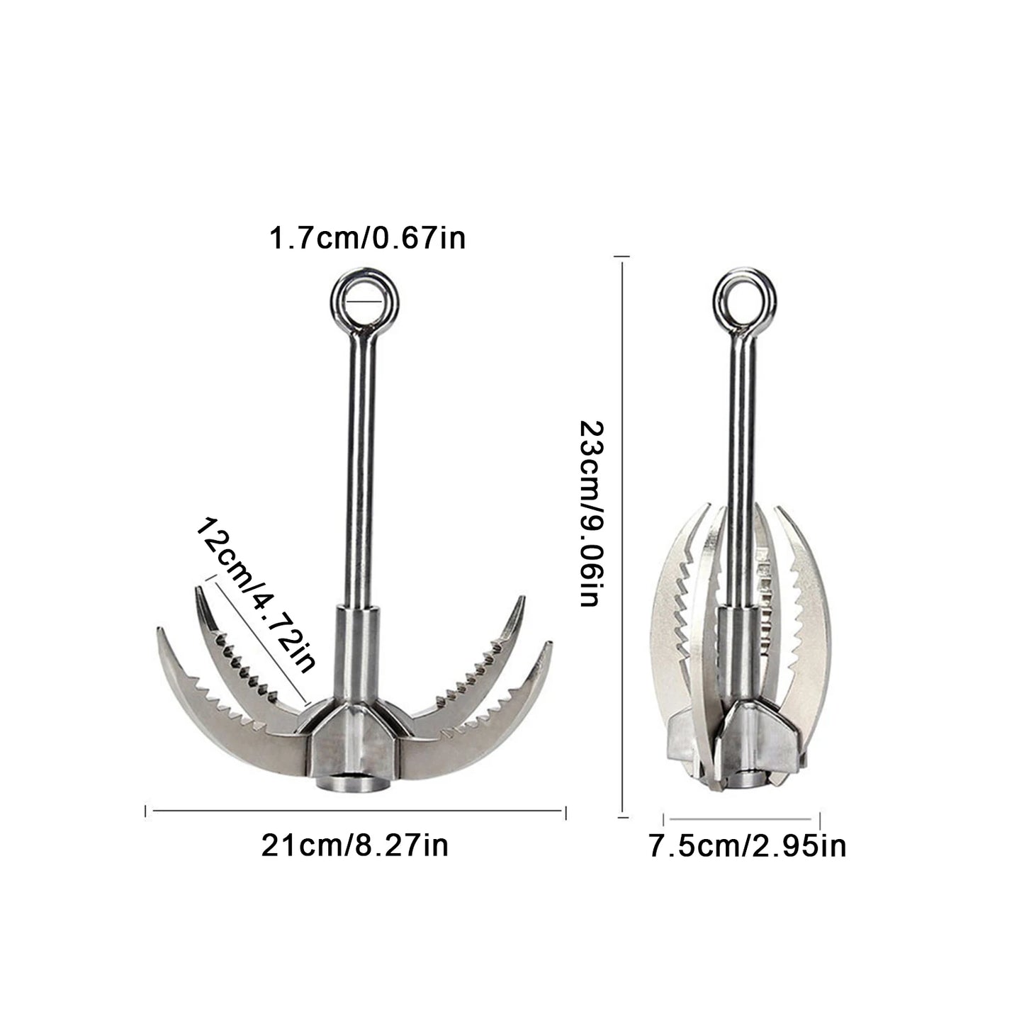 Grappling Hook Survival Gear For Outdoor Rock Climbing And Camping