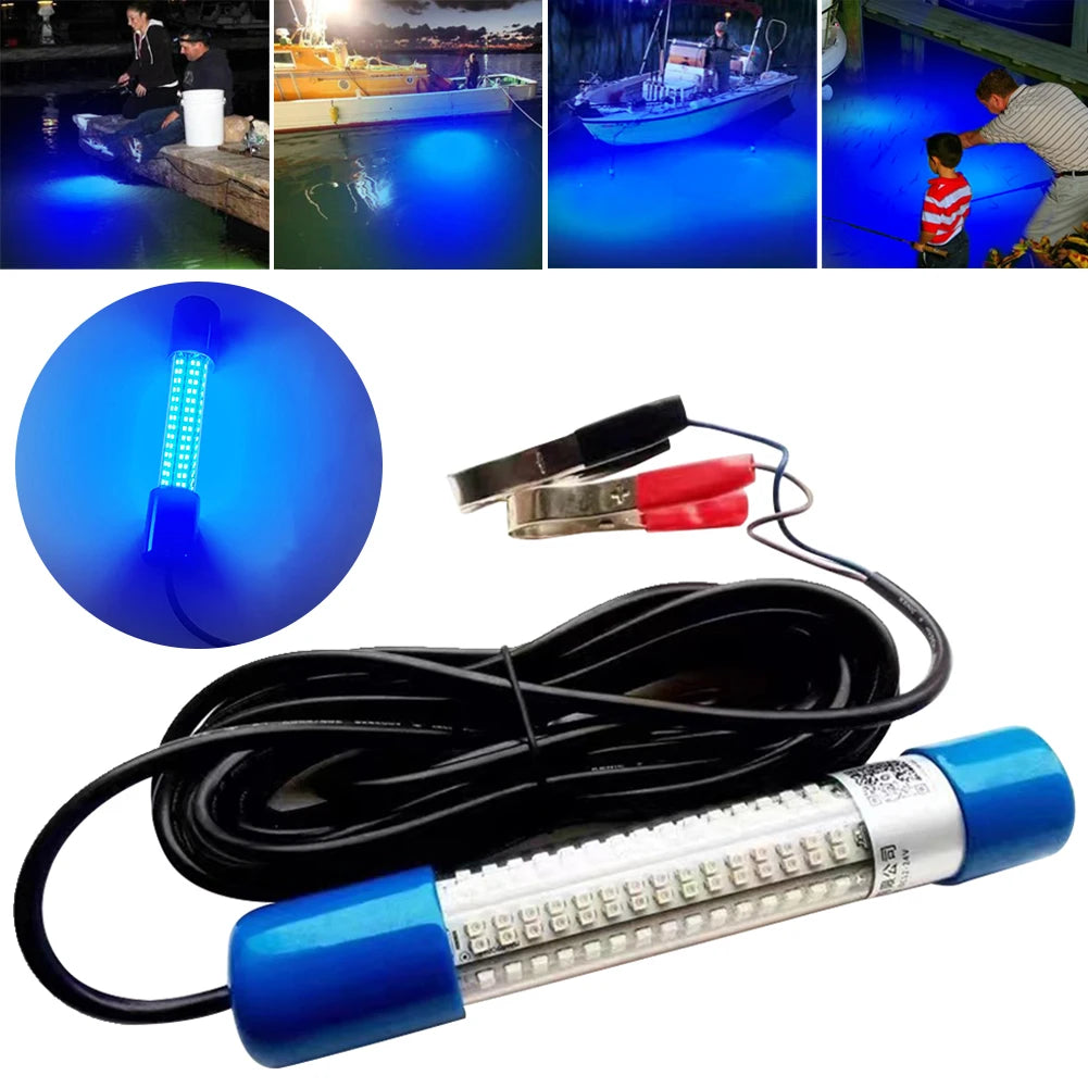 Shunmaii 50W Underwater Fishing Light 12-24V IP68 Submersible