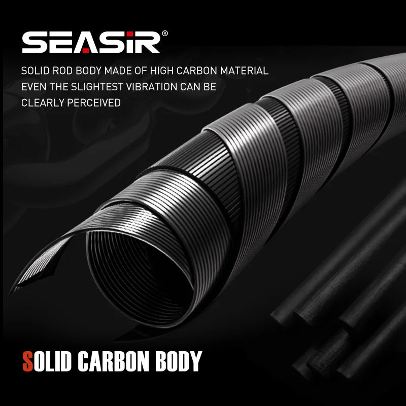 SeaSir Spinning Baitcasting Rod With Fuji Guide Rings